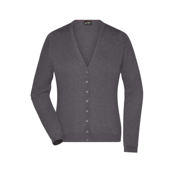 Ladies' V-Neck Cardigan Miniaturansicht