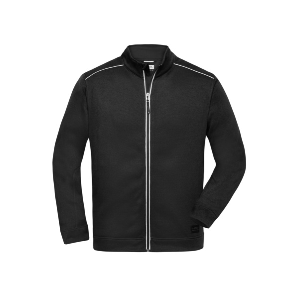 Men's Knitted Workwear Fleece Jacket - SOLID - Miniaturansicht