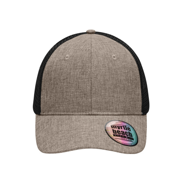 6 Panel Mesh Cap Mélange Miniaturansicht